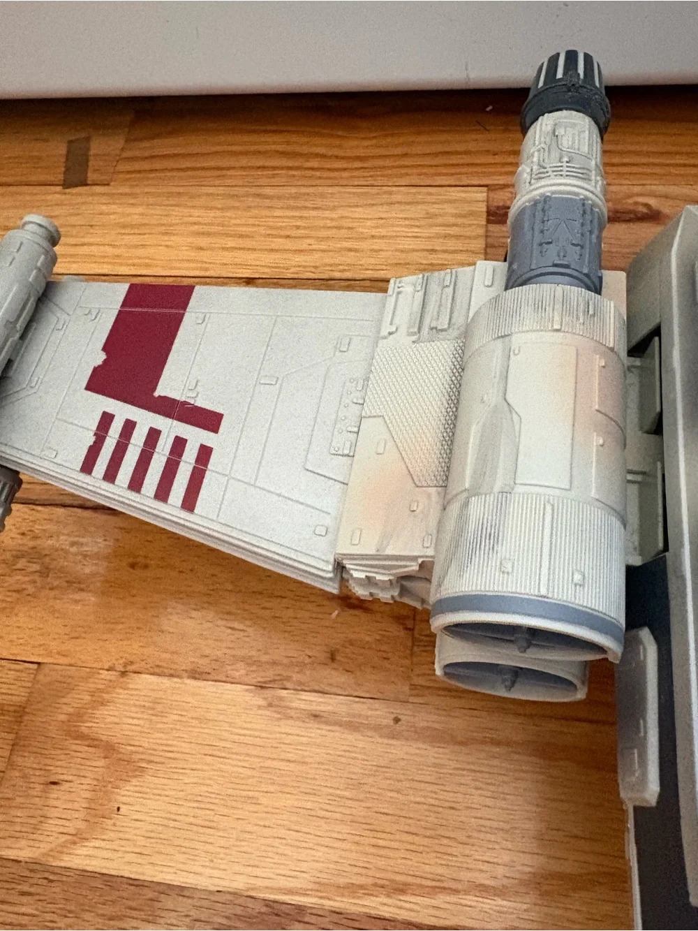 Star Wars X-Wing Starfighter Toy - Beige, Red and Silver